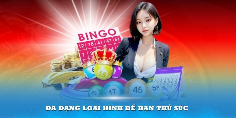 Đa dạng loại hình để bạn thử sức với xổ số Bingo18